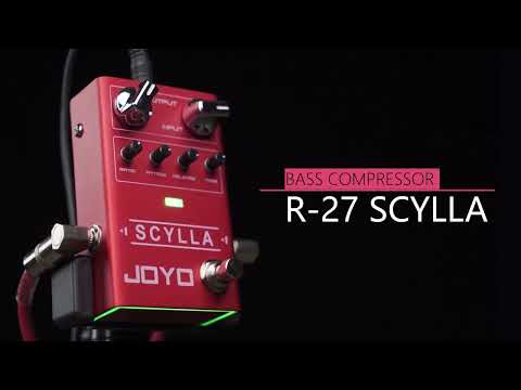 Демонстрация звучания педали эффектов Joyo R-27 Scylla Bass Compressor