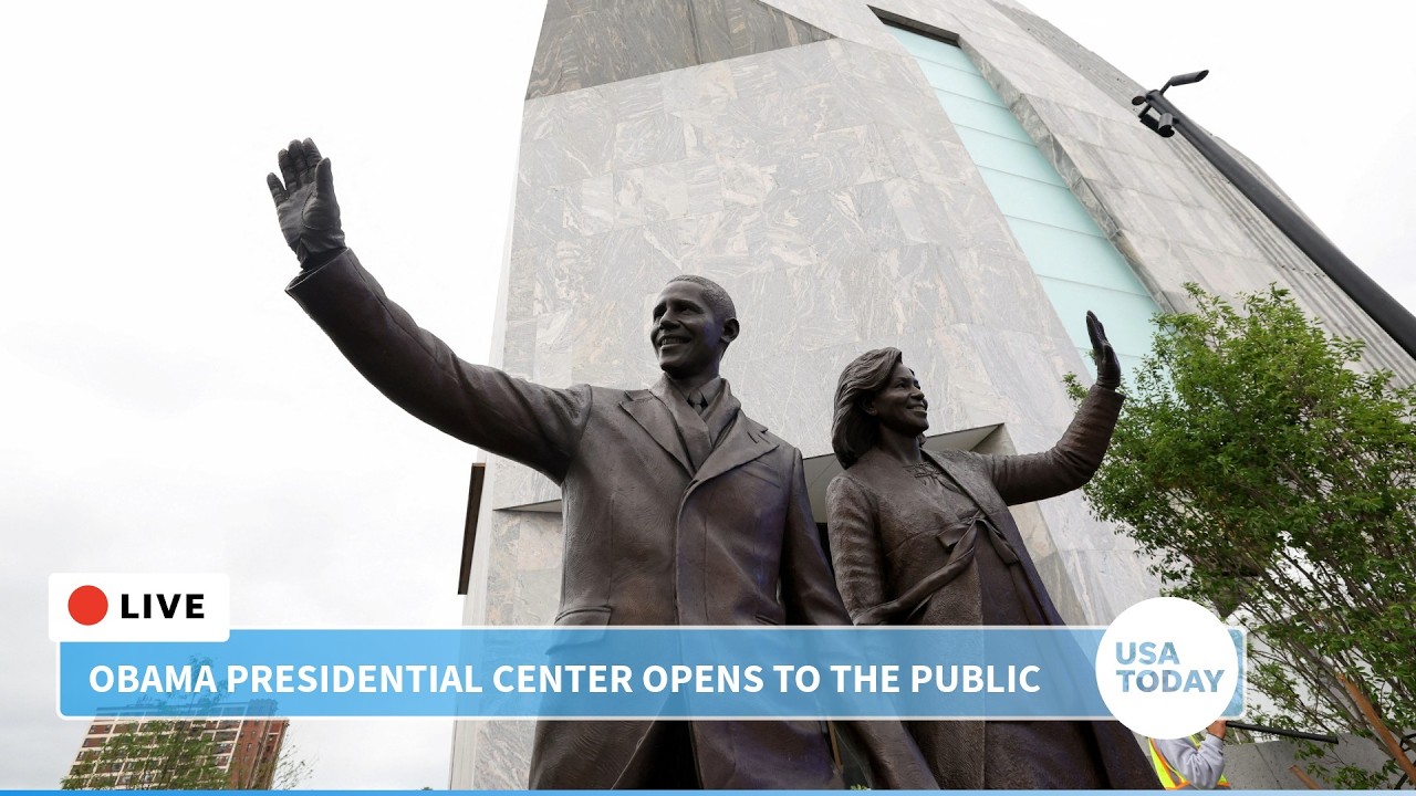 Obama Presidential Center opens to the public in Chicago