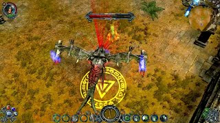 Sacred 2 Dryad Vs Mechanical Boss