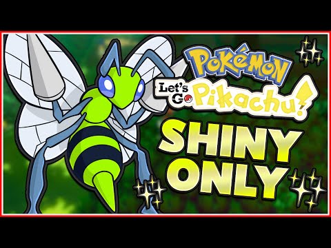 Pokemon Let's Go Pikachu But I Can Only Use SHINY Pokemon
