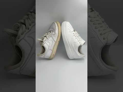 Comment Nettoyer ses Air Force 1 ? ♻️💸 #nike #sneakers #blanc #af1 #airforce1 #cleaning #vinted