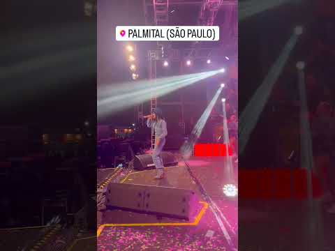 Ana Castela cantando no show em Palmital/São Paulo!