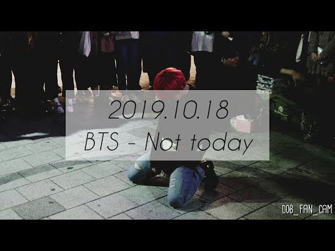 [DOB_디오비] 191018 진&탱 홍대공연 1차 / BTS 방탄소년단 - Not today 낫투데이 / 이태영 solo