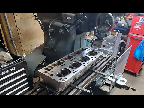 LS Head Milling On Bridgeport Mill