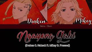 Draken and Mikey | Ngayong Gabi Color Coded Lyrics