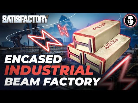 Efficient Encased Industrial Beams Factory - Satisfactory New Player Guide EP13