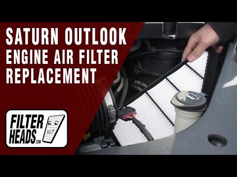 How to Replace Engine Air Filter 2008 Saturn Outlook V6 3.6L | TA66313, AF3083