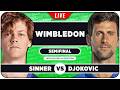 SINNER Vs DJOKOVIC Wimbledon 2026 SF LIVE Tennis Watchalong