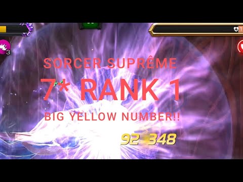 Sorcerer Suprême 7* rank 1 Damage rotation, it's actually insane
