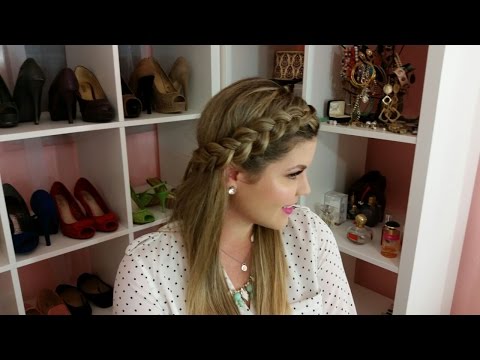 How to do a dutch headband braid/Trenza Holandesa
