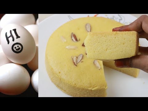 Super Easy vanilla Sponge Cake using blender Without beater, Oven,Cream, Butter | Rabeya’s World