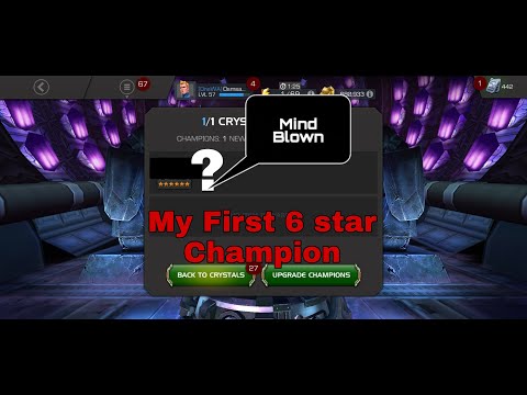 [Crystal Opening & Rank up] My First 6 Star Champion🔥🔥🔥 #mcoc