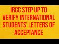 IRCC Step Up To Verify International Students’ Letters of Acceptance