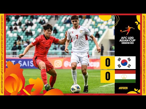 #AFCU20 - Group C | Korea Republic 0 - 0 Tajikistan