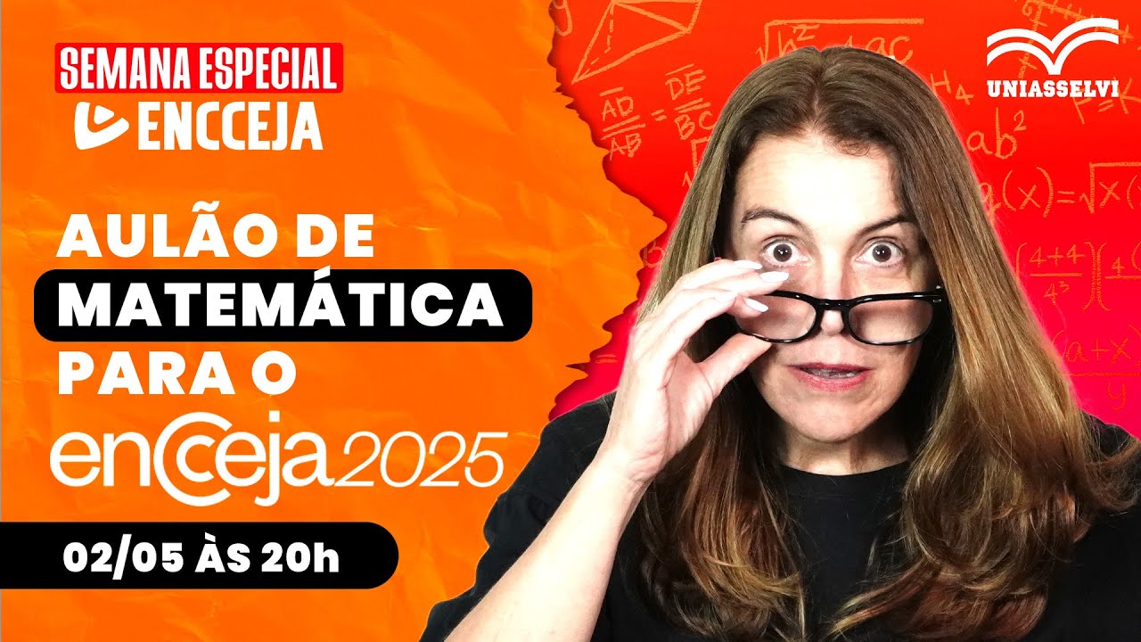 Aulão de matemática para o Encceja 2025 (APRENDA TUDO)