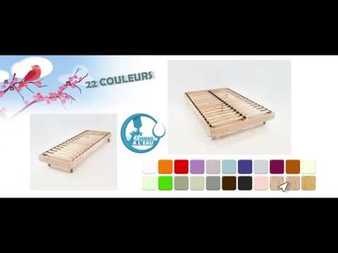 Sommier à lattes KIT FRANCE 1 place et 2 places