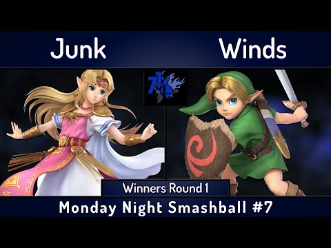 MNS # 07 | Junk (Zelda) vs Winds (Young Link) | Winners Round 1 | SSBU Ultimate Tournament