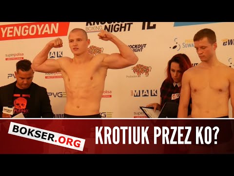 KOLEJNY NOKAUT KROTIUKA? WAŻENIE PRZED JEGO WALKĄ Z ULYSEM