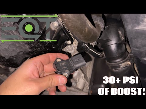 How To Run A TON of BOOST In An MQB Car! EQT 5 BAR Map & PUT Sensor Install! A3 | S3 | GTI | Golf R