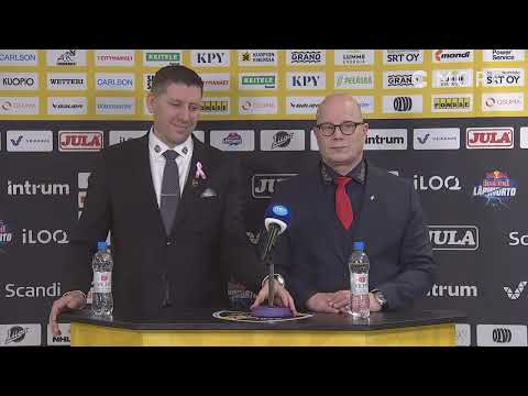 6.10.2023 KalPa-Sport-ottelun lehdistötilaisuus