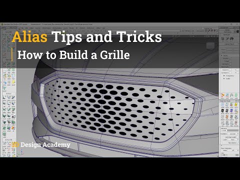 Alias Tips and Tricks 9 - How to Build a Grille