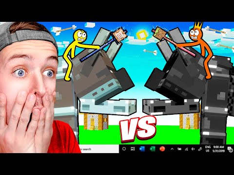 BeckBroReacts - Reacting to Minecraft vs Animation (RAVAGER vs COMMAND BLOCK)
