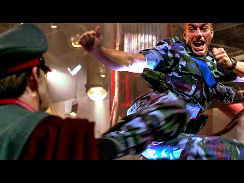 Guile breaks in Bison's HQ | Street Fighter | CLIP