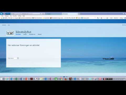 Idrottslyftet - registrering av aktiviteter för föreningar