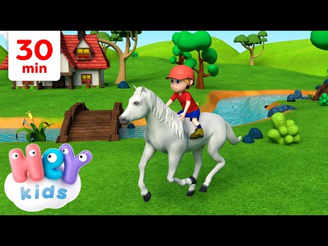 Hoppe Hoppe Reiter und Mehr! | Klassisches Kinderlied | HeyKids Deutsch Kinderlieder