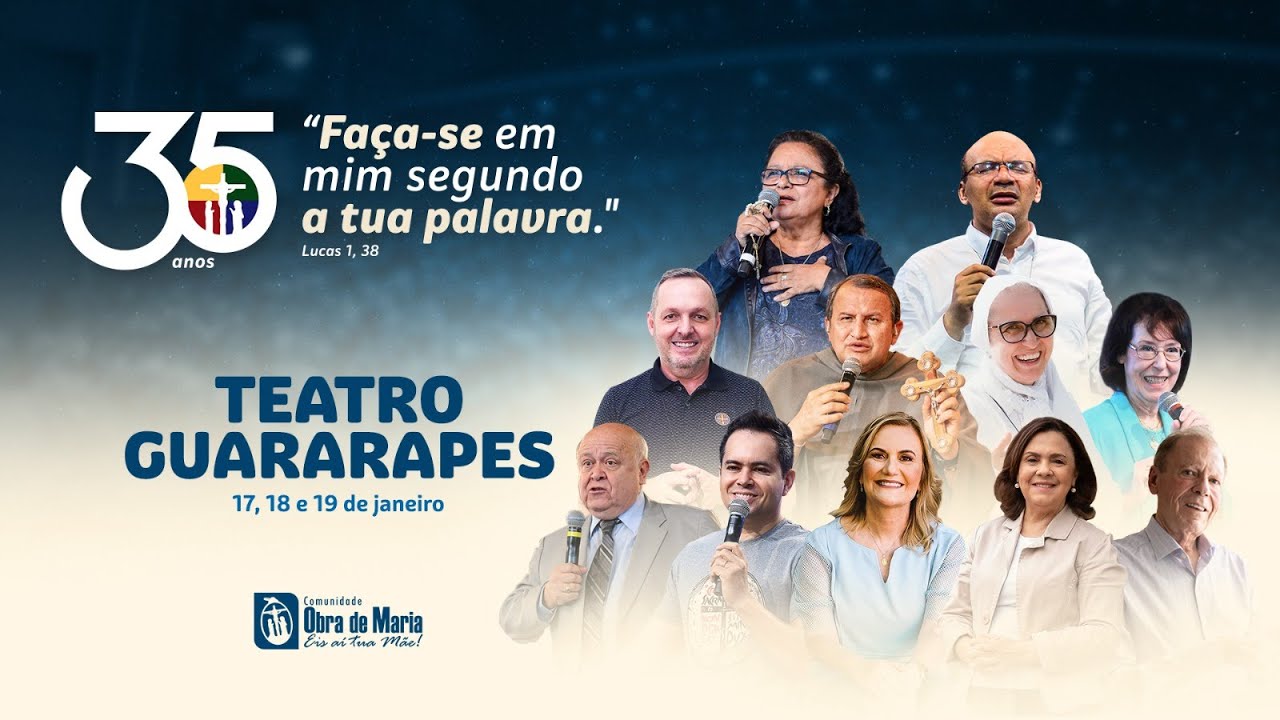 Aniversário de 35 anos da Comunidade Obra de Maria (18/01/2025 - Santa Missa)