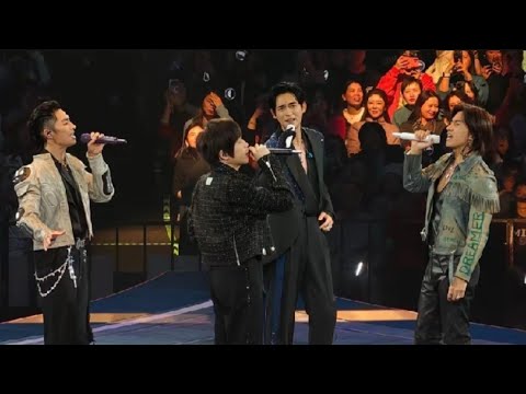 F4成都站《Can't Help Falling In Love》｜言承旭 周渝民 吴建豪 阿信 合唱｜FOREVER恒星之城巡回演唱会