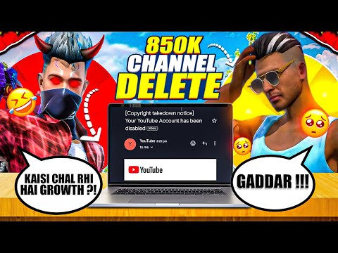 💔 My 850k Subscribers channel deleted 😭 3 copyright strike in 12 hours 🥲 #ineedjustice #needsupport