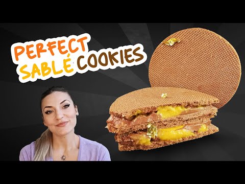 How to Make Perfect Sablé Cookies | Cocoa Sablés with Chocolate Namelaka