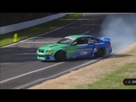 James deane qualifying run at drift masters 2023 round 4 in riga