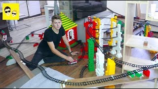 ГИГАНТСКАЯ ЖЕЛЕЗНАЯ ДОРОГА В КВАРТИРЕ - DIY