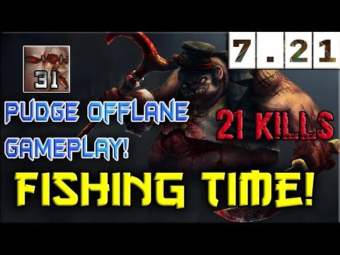 Dota 2 - OMG MARVELOUS HOOKS!!! NEW DENDI PUDGE 99% HOOKS - Game Update 7.21