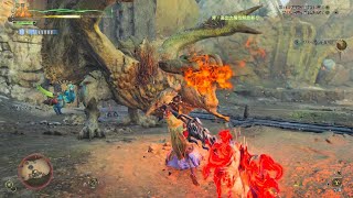 【MHWilds】闘技大会リオレイア チャージアックス ソロ 4分28秒だオラ！