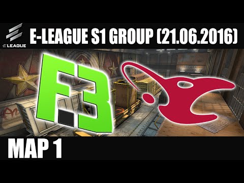 Flipsid3 Tactics vs Mousesports | Map 1 (Train) Finals E-LEAGUE Group E (21.06.2016) [CSGO]