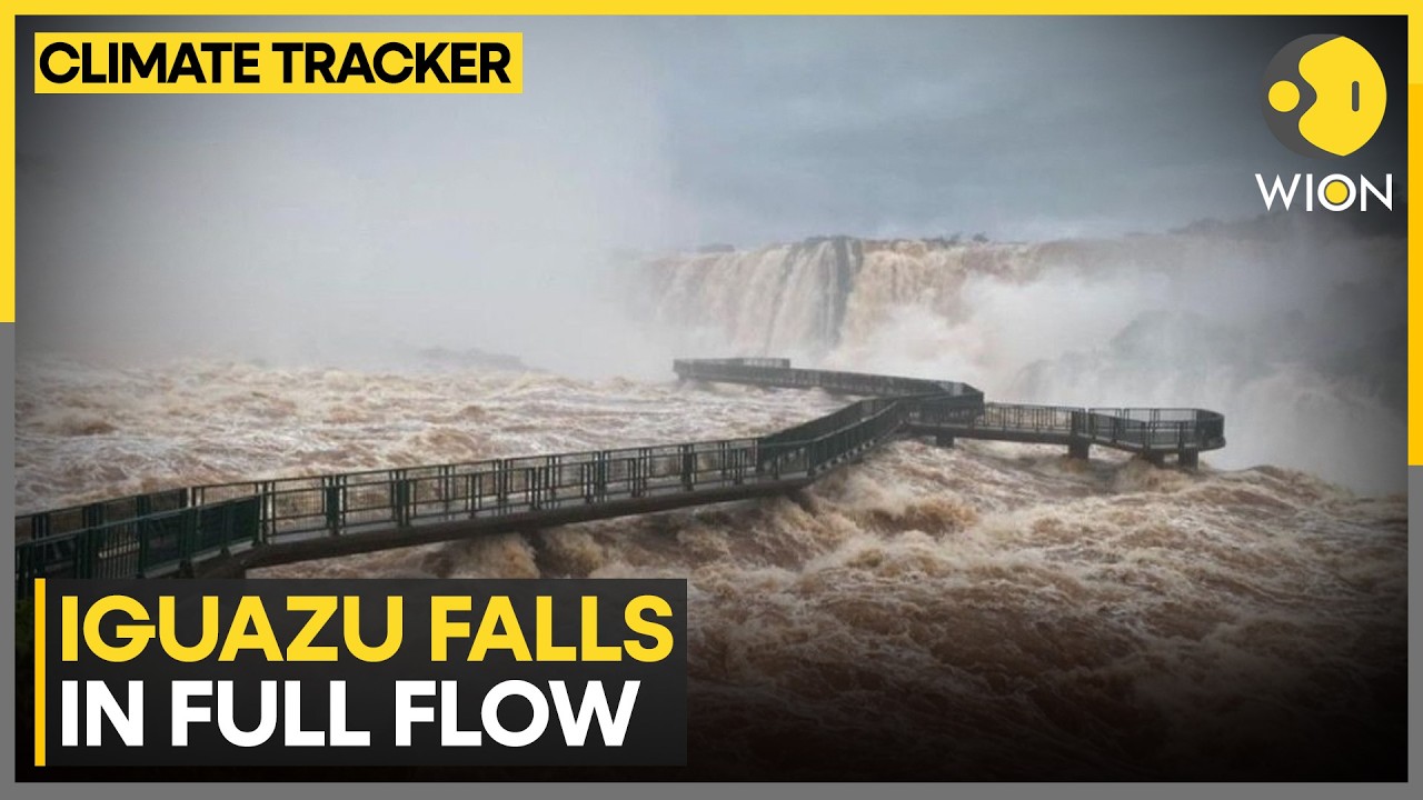 Iguaza Falls Surge To Ten Times Than Their Normal Flow | WION News