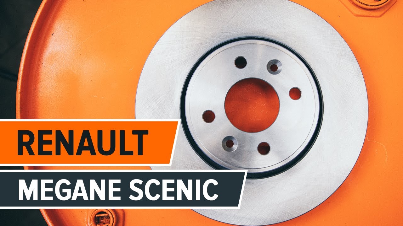 Kuinka vaihtaa jarrulevyt eteen Renault Megane Scenic-autoon – vaihto-ohje