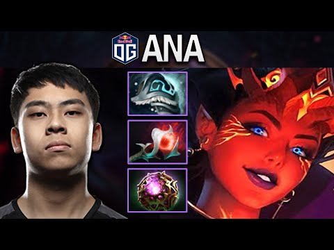 OG.ANA QUEEN OF PAIN WITH SHIVA'S & OCTARINE - DOTA 2 7.27 GAMEPLAY