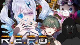開始 - 【R.E.P.O.】ホラーらしいけど、、、皇、いけます!【皇ロゼ/Re:AcT】w/バーチャルゴリラ3/まさのり3/八神ツクモ3