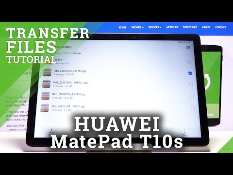 How to Transfer Files in HUAWEI MatePad T10s – Import & Export Data