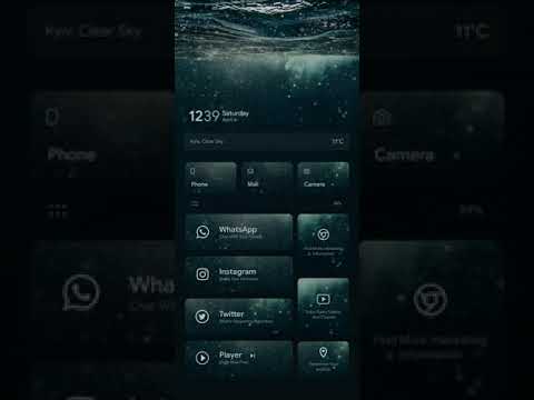DeepOcean theme for KLWP