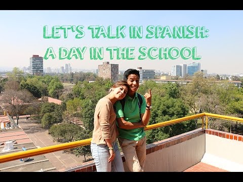 リスニングでスペイン語を学ぶ（中級編）。学校での一日｜字幕付き (Learn Spanish by listening (Intermediate): A day in the school | With subtitles |)