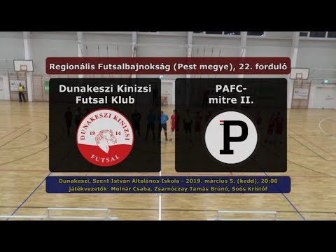 Dunakeszi Kinizsi - PAFC-mitre II. 0-2 (2019.03.05, összefoglaló)