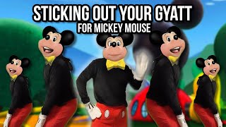 Cover art for Mikey mouse sings sticking out your gyat for the rizzler