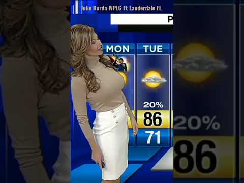 Always Beautiful Weather Girls #38 Julie Durda WPLG Ft Lauderdale Gold Coast FL