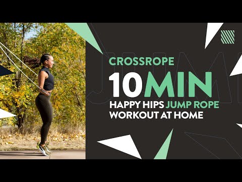 10 Minute Happy Hips Jump Rope Workout from Crossrope