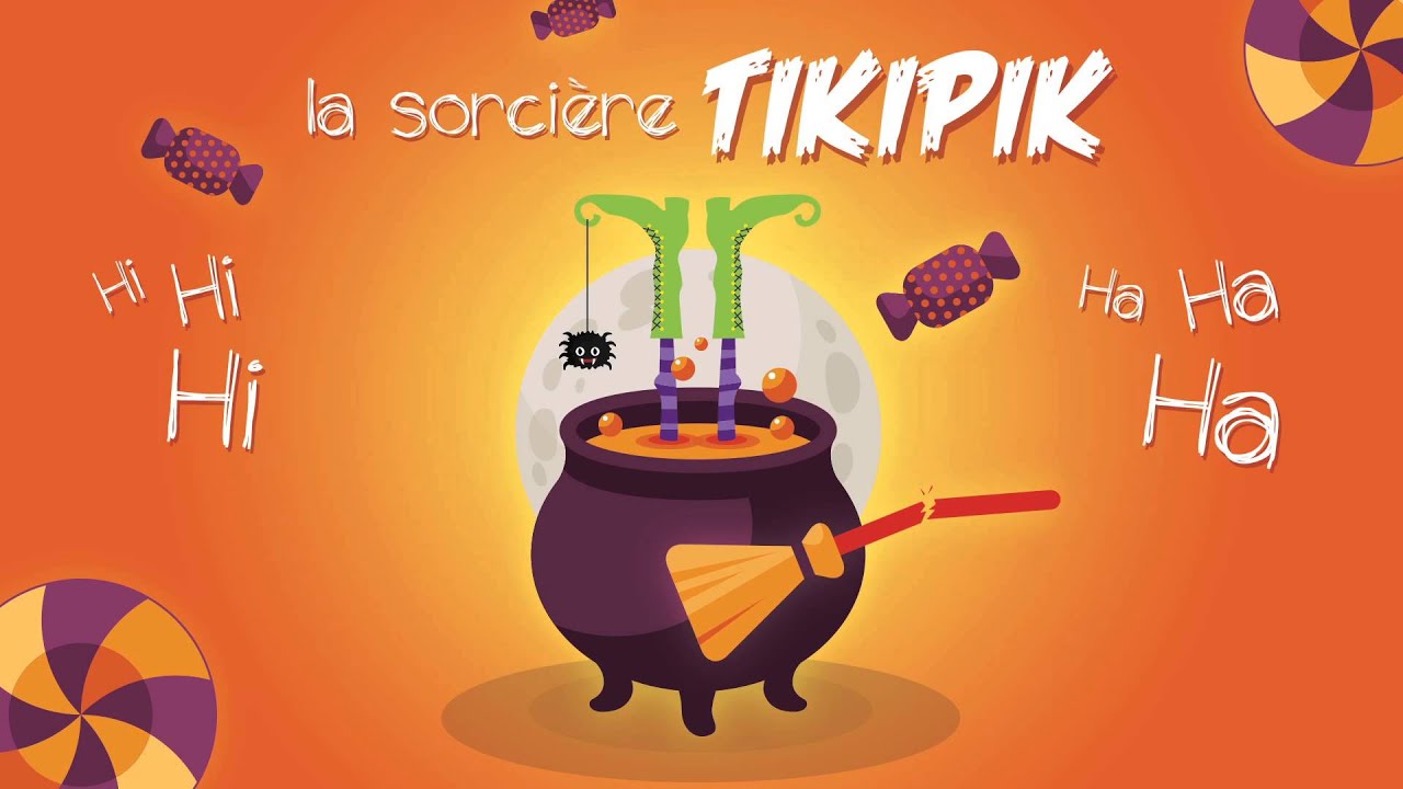 Halloween - Chanson pour enfants - Chanson thème Sorcière Tikipik